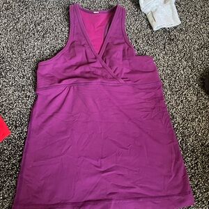 Lululemon size 4 purple tank top